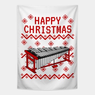 Vibraphone Ugly Christmas Vibraphonist Percussionist Musician Tapestry