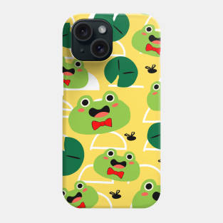 Cute frogs with bowties Phone Case