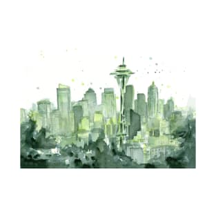 Seattle Watercolor T-Shirt