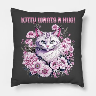 Kitty Wants a Hug! Pillow