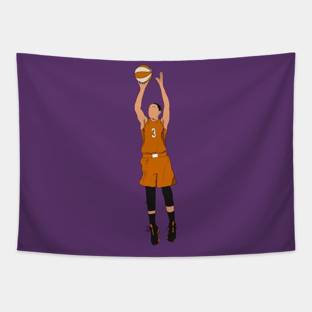 Diana Taurasi Phoenix Mercury Tapestry by Hevding