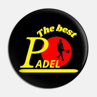 Padel the best Pin