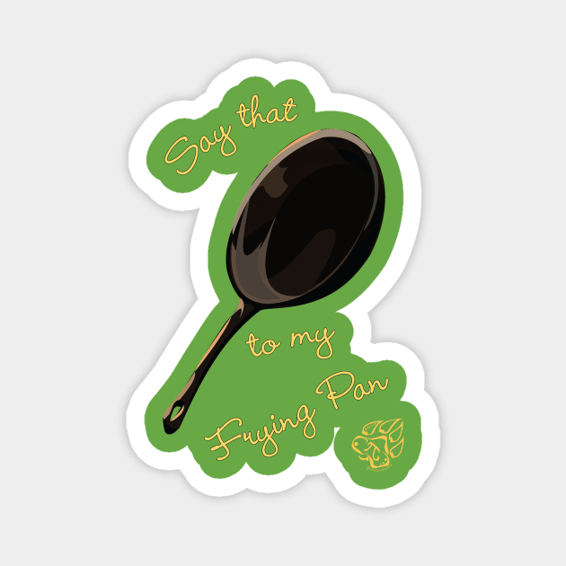 Rapunzel's Frying Pan Magnet by H_Suits