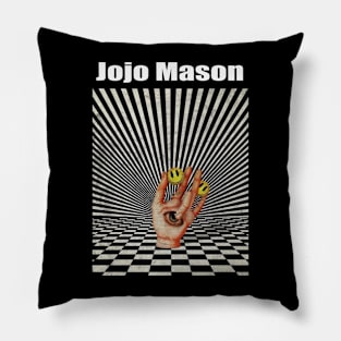 Illuminati Hand Of jojo mason Pillow