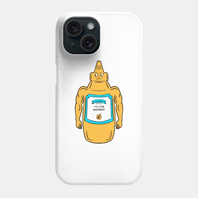 Honey Mustard Man Phone Case by Sasha Banana 