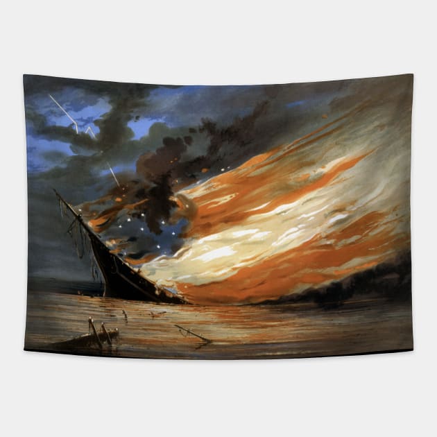 The Fate Of The Rebel Flag Tapestry by warishellstore