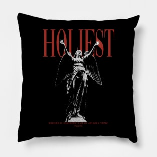 Holiest Statue Roman Renaissance Red Pillow