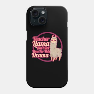 Funny Teacher Llama Phone Case