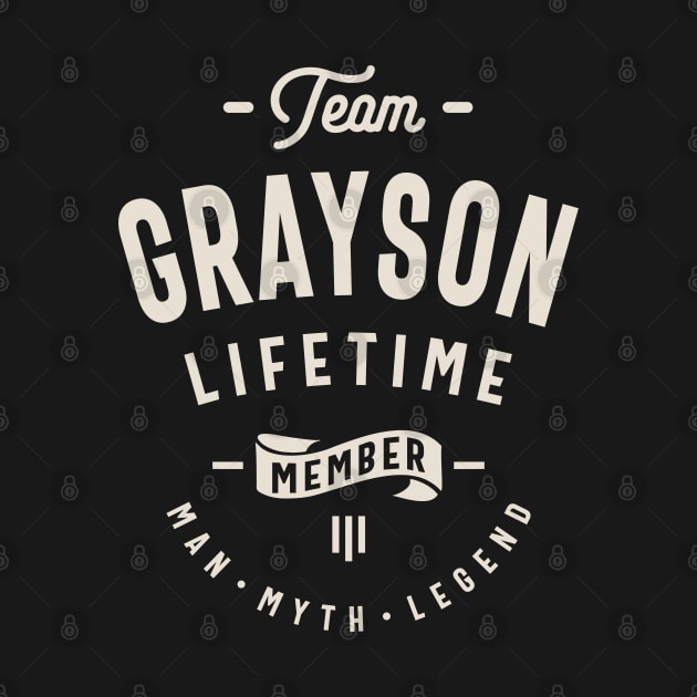 Team Grayson Lifetime Member Personalized Name by cidolopez