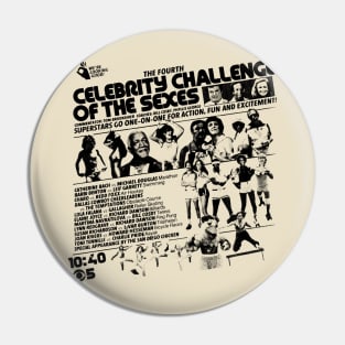 Celebrity Challenge Of the Sexes Pin