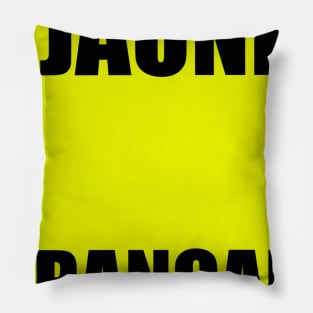 Yellow vest Pillow