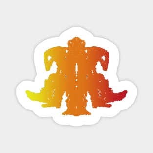 Colorful Inkblot Magnet