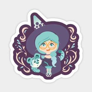 Boba Witch Magnet