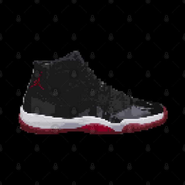 AJ XI - Pixelated art by Buff Geeks Art