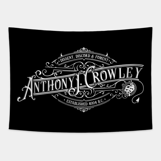 Good Omens: Anthony J. Crowley (light) Tapestry by firlachiel