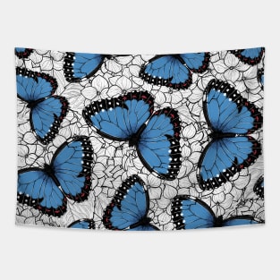 Blue morpho butterfly 3 Tapestry