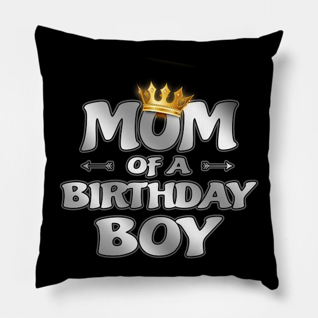 'Mom of the Birthday Boy' Sweet Birthday Mommy Gift Pillow by ourwackyhome