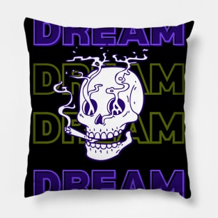 smoking skull !!! DREAM Pillow