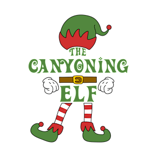 The Canyoning Elf Christmas Family Matching Outfits Group Attire T-Shirt