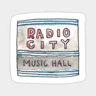 New York City Icons: Radio City Music Hall Magnet