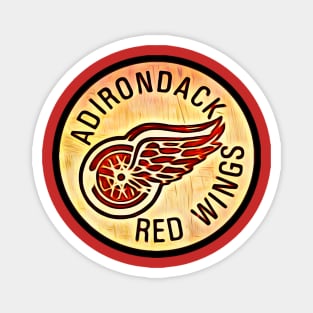 Adirondack Red Wings Hockey Magnet