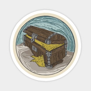 Sunken Treasure Chest 2 Magnet