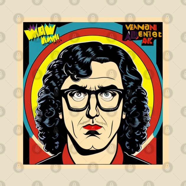 Yankovic Vintage Vinyl Album Cover Art by musicgeniusart