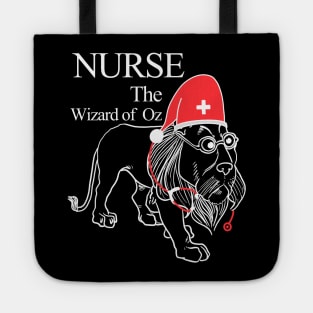 OZ King Lion Courage Merry Christmas Wizard of OZ Cowardly Lion Tote