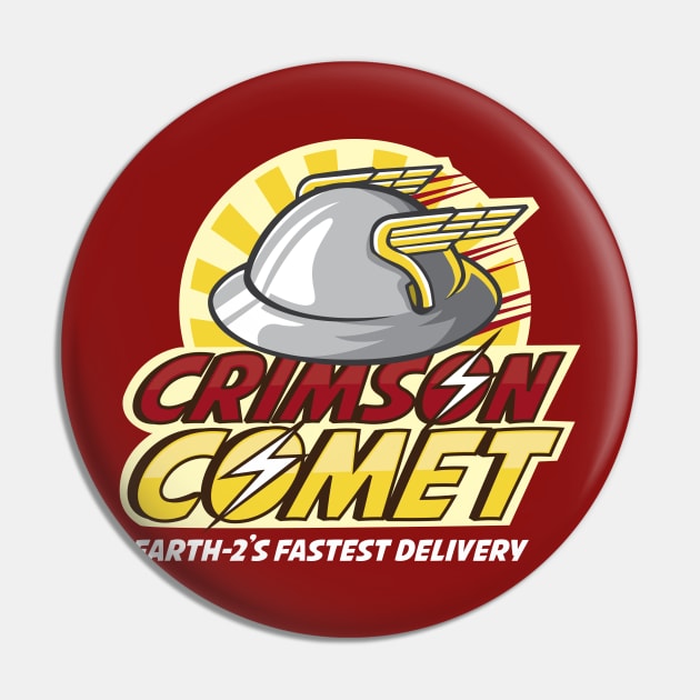 Crimson Comet Delivery Pin by normannazar