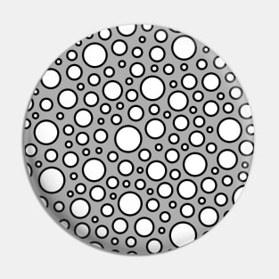 Grey Agaric Polka Dots Pin