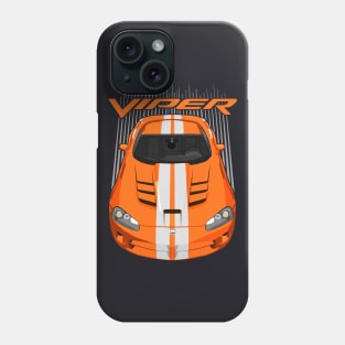 Viper SRT10-orange and white Phone Case