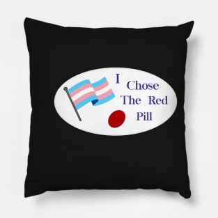 Transgender Flag Sticker Pillow