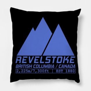 Ski Revelstoke British Columbia Canada Skiing and Snowboarding Pillow