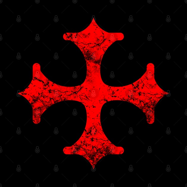 Vintage Crusade Knights Templar Cross by Scar