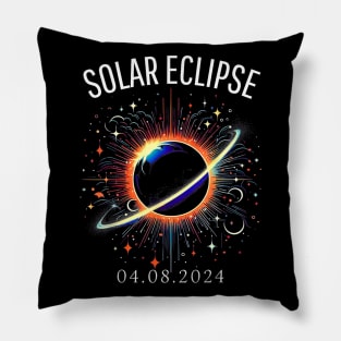 Total Solar Eclipse 04082024 Gift For Men Women Pillow