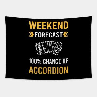 Weekend Forecast Accordion Accordionist Tapestry