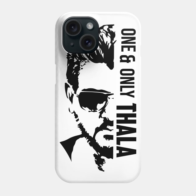 Ajith kumar One and Only Thala Kollywood Tamil Phone Case by alltheprints