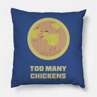 Merit Badge for Chicken Husbandry Pillow