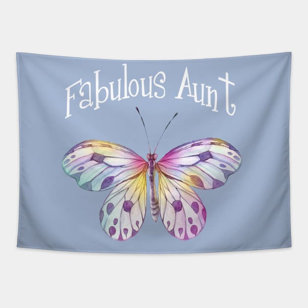 Fabulous Aunt Butterfly Tapestry by FabulouslyFestive