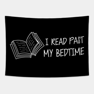 Book Reader - I read past my bedtime Tapestry