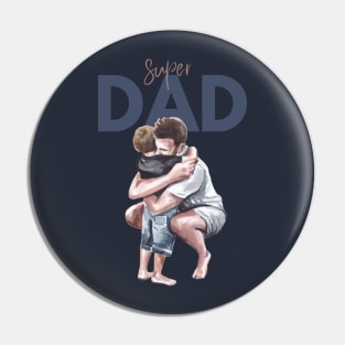 Super Dad Pin