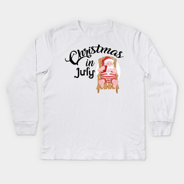 Summer Christmas Santa Funny Gift Summer Christmas Kids Long
