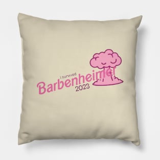 I Survived Barbenheimer 2023 Pillow