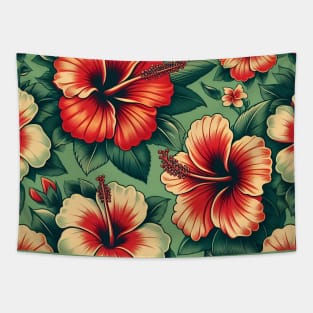 Hibiscus Tapestry