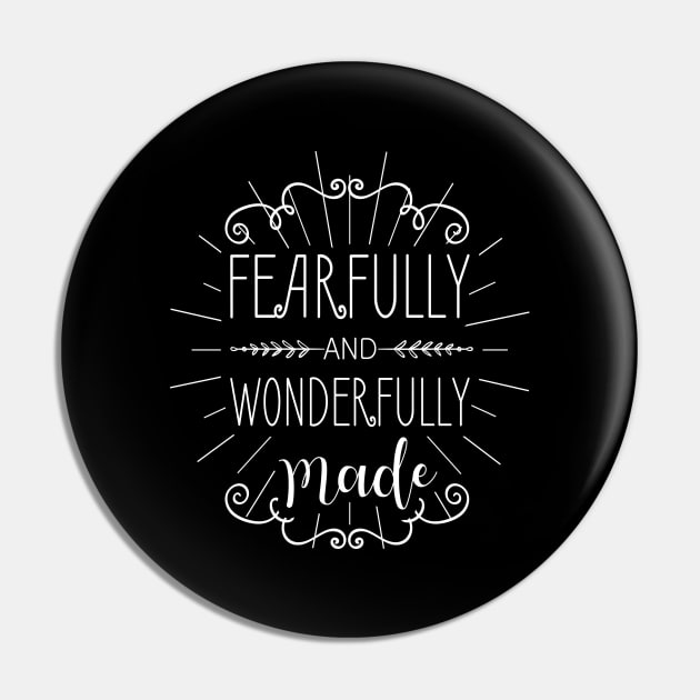 'Fearfully and Wonderfully Made' Family Love Shirt Pin by ourwackyhome