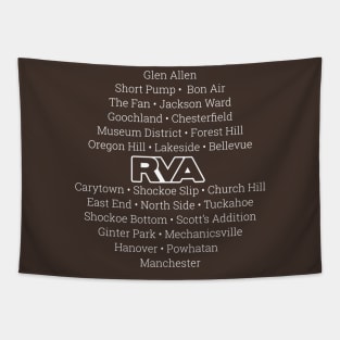 Richmond, Va Neighborhoods - RVA Version Tapestry