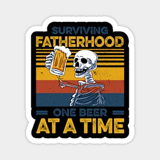 Surviving Brotherhood One Beer At A Time Gift For Men Father day Magnet