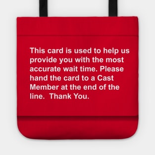 Back of the Line Tote