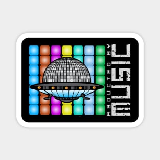 Alien Ufo Abducted by Music Disco Club Magnet