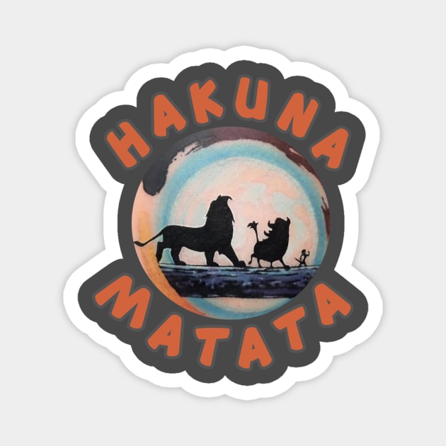 HAKUNA MATATA - Lion King 2024 Magnet by diystore